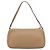 Borsa a Spalla Salvatore Ferragamo Gancini in Pelle Beige Argento Auth BA13171 - vista 2