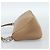 Borsa a Spalla Salvatore Ferragamo Gancini in Pelle Beige Argento Auth BA13171 - vista 3