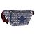 GUCCI Sherry Line marsupio in tela Navy Silver Red 502095 Auth 183094M