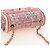 CHANEL Matelasse Chain Shoulder Bag Wool Tweed Pink Gold CC Auth 181936SAM Rosa D'oro - vista 6