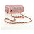 CHANEL Matelasse Chain Shoulder Bag Wool Tweed Pink Gold CC Auth 181936SAM Rosa D'oro - vista 7