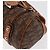 Borsa Christian Dior Trotter Canvas Romantic PVC Marrone Argento Auth 181900V - vista 16