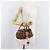 Borsa Christian Dior Trotter Canvas Romantic PVC Marrone Argento Auth 181900V - vista 25