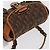 Borsa Christian Dior Trotter Canvas Romantic PVC Marrone Argento Auth 181900V - vista 6