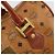 Borsa Boston MCM Vicetos Logogram PVC Pelle Marrone Oro Auth 182670 D'oro - vista 10