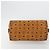 Borsa Boston MCM Vicetos Logogram PVC Pelle Marrone Oro Auth 182670 D'oro - vista 5