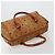 Borsa Boston MCM Vicetos Logogram PVC Pelle Marrone Oro Auth 182670 D'oro - vista 6