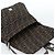 FENDI Borsa a Spalla Mamma Baguette in Tela Zucca Nero Marrone Argento Auth 183864SAM - vista 18