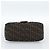 FENDI Borsa a Spalla Mamma Baguette in Tela Zucca Nero Marrone Argento Auth 183864SAM - vista 5