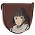 LOEWE Studio Ghibli anagram Heel Pouch Haku Bag Pelle Marrone Auth 167385SM