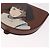LOEWE Studio Ghibli anagram Heel Pouch Haku Bag Pelle Marrone Auth 167385SM - vista 15