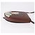 LOEWE Studio Ghibli anagram Heel Pouch Haku Bag Pelle Marrone Auth 167385SM - vista 3