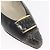 Décolleté in pelle nera e oro SAINT LAURENT Auth ti3935 Nero D'oro - vista 31