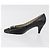 Décolleté in pelle nera e oro SAINT LAURENT Auth ti3935 Nero D'oro - vista 5