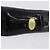 Décolleté in pelle nera e oro SAINT LAURENT Auth ti3935 Nero D'oro - vista 9