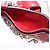 Miu Miu Chain Shoulder Card Case Leather Red Silver Auth 182957SM Silvery - view 10