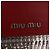 Miu Miu Chain Shoulder Card Case Leather Red Silver Auth 182957SM Silvery - view 21