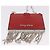 Miu Miu Chain Shoulder Card Case Leather Red Silver Auth 182957SM Silvery - view 5