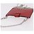 Miu Miu Chain Shoulder Card Case Leather Red Silver Auth 182957SM Silvery - view 6