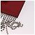 Miu Miu Chain Shoulder Card Case Leather Red Silver Auth 182957SM Silvery - view 9