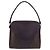 Bolso de Hombro PRADA de Cuero Azul Marino y Plata Auth 184434 - vista 13