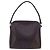Bolso de Hombro PRADA de Cuero Azul Marino y Plata Auth 184434 - vista 2