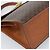 Céline Borsa CELINE Macadam Canvas PVC Pelle Marrone Oro Auth 183407 D'oro - vista 15