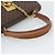 Céline Borsa CELINE Macadam Canvas PVC Pelle Marrone Oro Auth 183407 D'oro - vista 7
