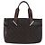Borsa GUCCI GG Canvas Marrone Scuro Argento 73984 Auth 184439 - vista 13