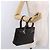 Borsa GUCCI GG Canvas Marrone Scuro Argento 73984 Auth 184439 - vista 21