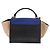 Céline Borsa CELINE Trapeze in pelle 2way Nera Oro Auth 183043 Nero D'oro - vista 2