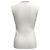 Top de algodón elástico acanalado blanco Brunello Cucinelli con detalle de cadena Monili - vista 2