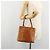 Bolsa de mão Miu Miu em couro marrom Auth 182176 - vista 21