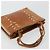 Bolsa de mão Miu Miu em couro marrom Auth 182176 - vista 6