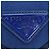 Borsa a tracolla PRADA Tela Blu Argento Auth 182306M - vista 16