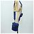 Borsa a tracolla PRADA Tela Blu Argento Auth 182306M - vista 23