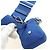 Borsa a tracolla PRADA Tela Blu Argento Auth 182306M - vista 9