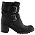 Free Lance Botas negras con hebilla Negro