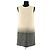 Victoria Beckham Ebenaus Kleid Roh