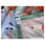 Hermès Sciarpa 140 Le Livre d'Esope Seta e Cashmere Marrone Rosa Bianco Multicolore Beige Verde - vista 11