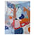 Hermès Sciarpa 140 Le Livre d'Esope Seta e Cashmere Marrone Rosa Bianco Multicolore Beige Verde - vista 9
