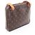 Borsa a tracolla Louis Vuitton Soft Trunk Messenger PM Monogram Marrone Monogramma - vista 2