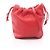 Borsa a tracolla con coulisse Loewe Anagram Rosso