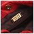 Borsa a tracolla con coulisse Loewe Anagram Rosso - vista 4
