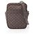 Borsa a tracolla Louis Vuitton Pochette Danube Monogram Mini Lin Ebene Marrone