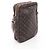 Borsa a tracolla Louis Vuitton Pochette Danube Monogram Mini Lin Ebene Marrone - vista 2