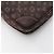 Borsa a tracolla Louis Vuitton Pochette Danube Monogram Mini Lin Ebene Marrone - vista 6