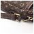 Borsa a tracolla Louis Vuitton Pochette Danube Monogram Mini Lin Ebene Marrone - vista 8