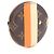 Cartera Larga Louis Vuitton Monogram Groom Coin Purse Castaño Multicolor Naranja - vista 2