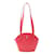 Sac à main en cuir à motif Arabesque Yves Saint Laurent Rouge  - vue 1